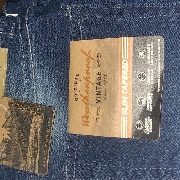 Blue Straight-Leg Jeans with Distressed Wash - Picture 3 of 3